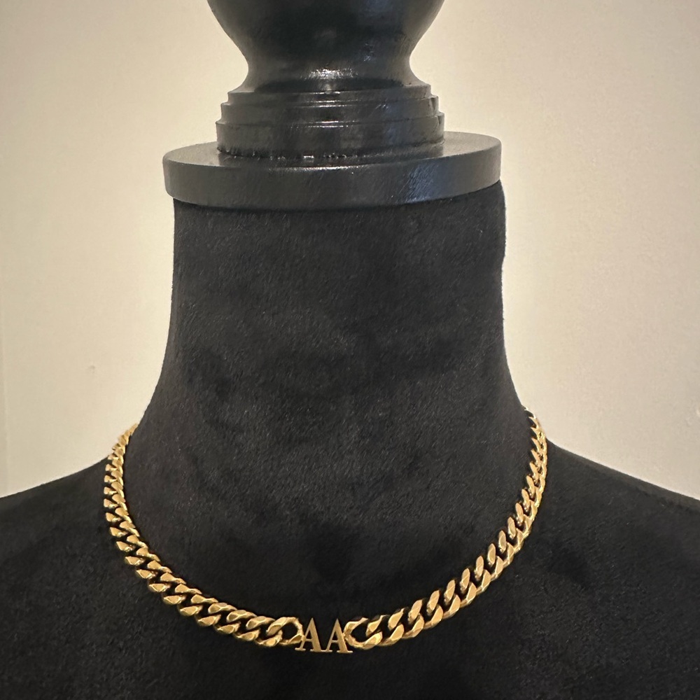 Initial Necklace. AA. - Picture 4 of 7